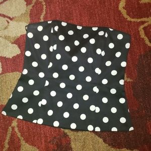 White House Black Market corset style tube top